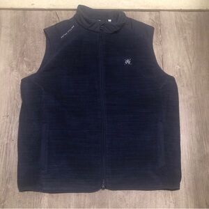 Peter Millar Blue Fleece Vest Classic Design